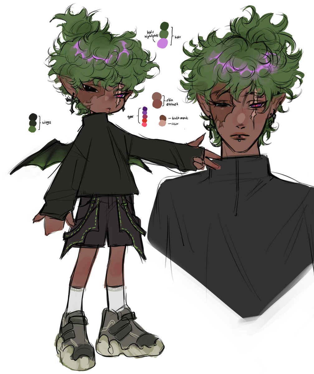 peachylu_'s tweet photo. Got a cute adopt, I drew him as soon as I got him, decided to make him a bat boy ☆☆☆ still thinking bout his name tho,,,, https://t.co/gvw5sRAbty