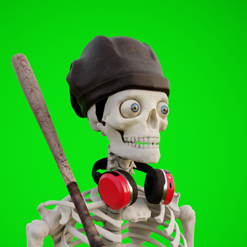 RafaFer33264746's tweet photo. 📷fancy baseball skeleton #0003 / 10000 TOP NFT Collection living on Polygon      

📷Mint yours at https://t.co/XmWOt172jL……………    #nft #polygon #nftartist 

#nftcollector #rafafernandez #nftfancybaseballskeleton #baseball #baseballlife #nft #3d #blender https://t.co/s5iExugBNn