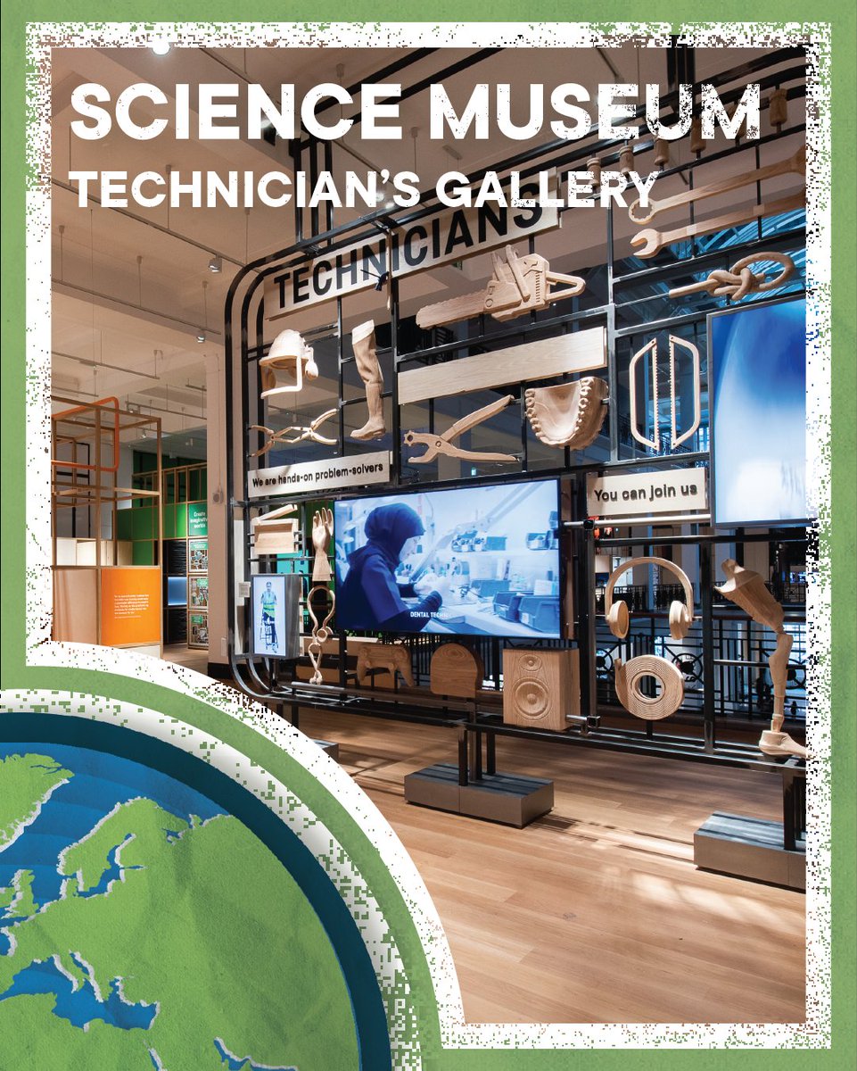 Charcoalblue's tweet photo. In celebration of Earth Day 2023 on 22nd April, we asked the Charcoalblue team to share some of their favourite projects with sustainability in mind. First up is The Science Museum: Technician's Gallery 🌎 https://t.co/G8Pg5WBD1Z