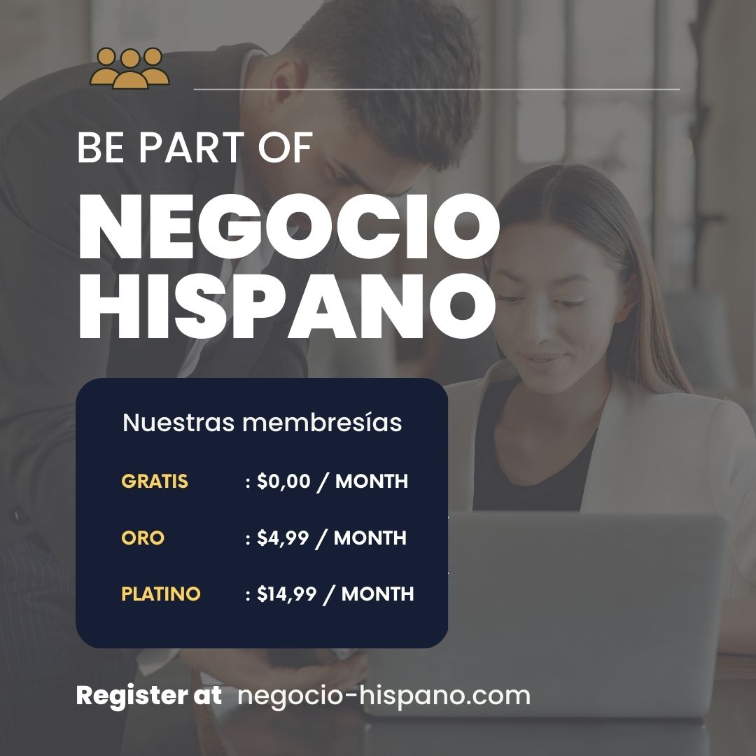 HispanoNegocio's tweet photo. Únete a Negocio Hispano con cualquiera de nuestras membresías y haz crecer tu negocio en Estados Unidos https://t.co/OTQrz0bbCC
