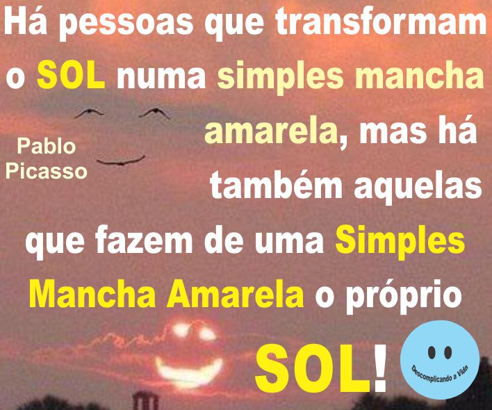Uma visão otimista da vida promove a ESPERANÇA, uma pessoa que tem um objetivo, um alvo, uma meta, é uma pessoa que busca dias melhores, dias de sol em cada gotinha amarela que vê.
Lembrando que a GRATIDÃO é o tempero para que se vislumbre o algo mais que a maioria não percebe.