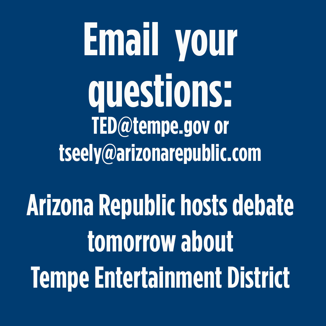 City of Tempe, AZ on Twitter "Submit your questions now to have them considered for tomorrow's