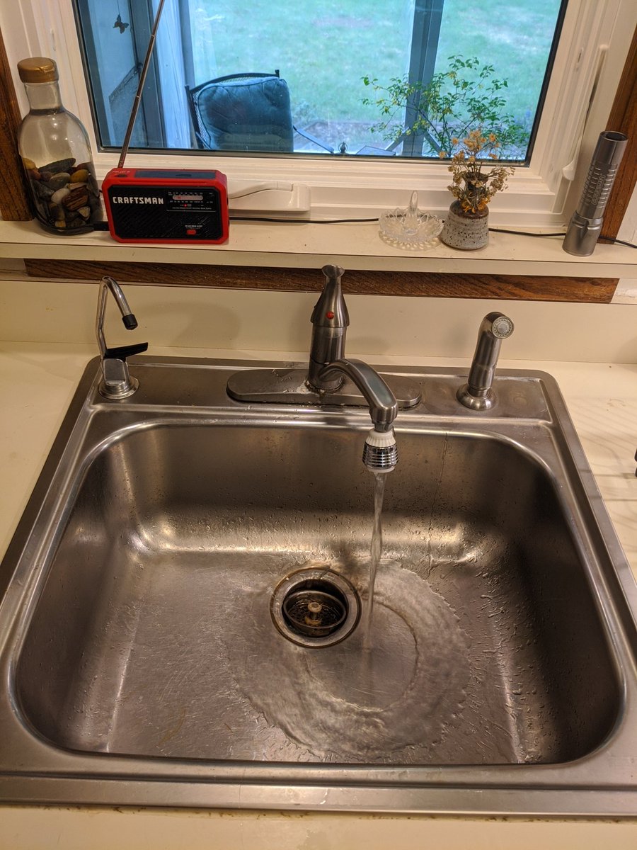 bhass_'s tweet photo. @Cannibal Had time and energy this weekend! Tried out a ridiculous pruning blade to break down fallen limbs from an ice storm a couple months back. Planted some MI natives. Changed out our old rotten sink faucet. https://t.co/zOFCY9W0rs
