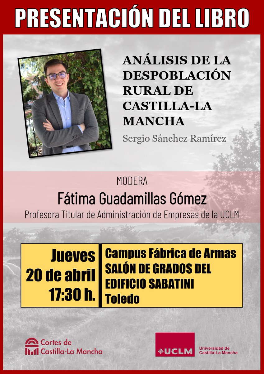 🎙️Gracias a las <a href="/cortesclm/">Cortes de Castilla-La Mancha</a> y <a href="/uclm_es/">Universidad de Castilla-La Mancha</a> por permitirme mostrar un pedacito de la realidad demográfica de nuestra región. Y, sobre todo, gracias a <a href="/GuadamillasG/">Fátima Guadamillas G 🇪🇸🇺🇦</a> por su apoyo y dirección en todo el proceso.