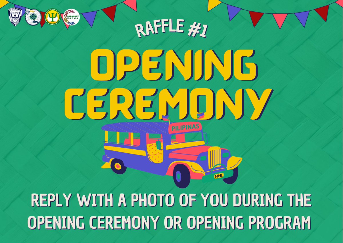 assopsychss's tweet photo. KapwAssoPsycHSS! Heto na ang pagkakataon mo na manalo ng malaki sa aming raffle draw! Sumali na at magwagi! 🙌🏼

#KapwAssoPsycHSS
#PagkakaisAssoPycHSS
#SPCAssoPsycHSS2023 https://t.co/XuM0pmdKSS