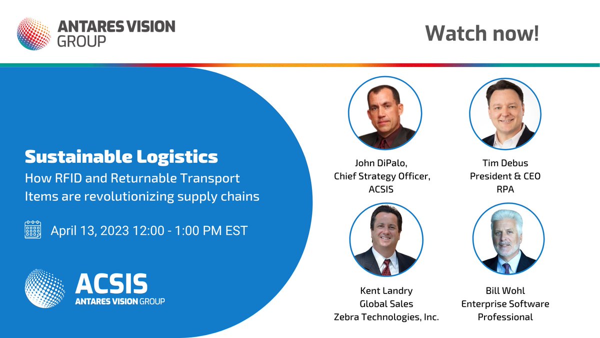If you missed our webinar on #SustainableLogistics and the impact of #ReturnableAssetManagement and #RFID technology on #SupplyChain efficiency you can still catch up on the valuable insights shared by our panel of experts here: lnkd.in/eahMtzFp