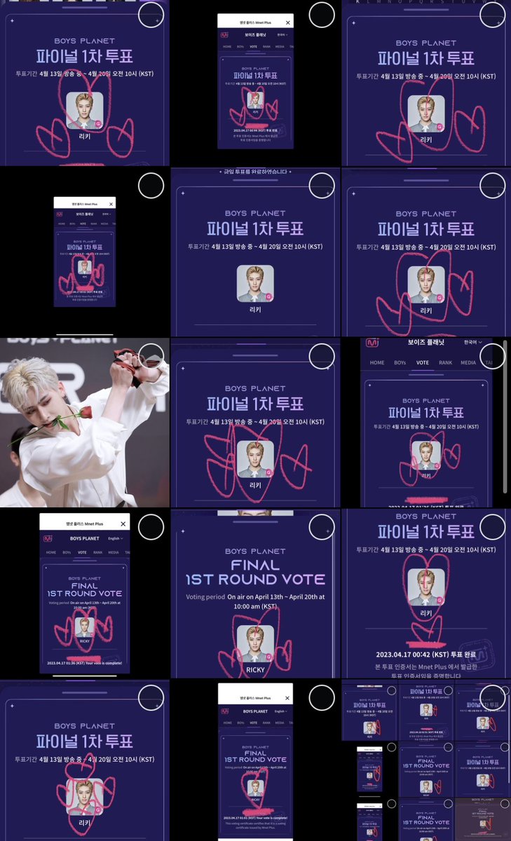 lovelickitty_'s tweet photo. #riyangvoted #루키단투표인증 

#리키 #RICKY #沈泉锐 #リッキー #보이즈플래닛  #BOYSPLANET #ボイプラ #VoteforRicky https://t.co/Nwug84b5Ks