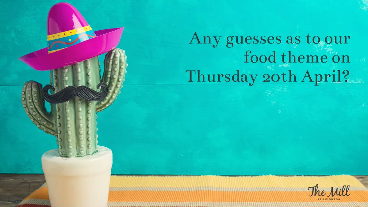 MillAtLeighton's tweet photo. ๐ฝ Our themed nights are always a hit and our Mexican night this coming Thursday is now 'fully booked'...
https://t.co/T9mEEqcWXT
#Pub #Bar #Beer #ShropshirePubs #ShropshireFoods #GoodEats #RealAle #CountryPubs #MillAtLeighton #FavouriteLocal https://t.co/8y8997XSyv
