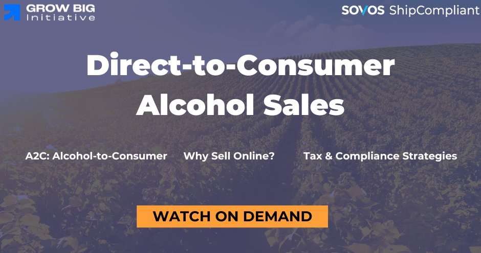 shipcompliant's tweet image. You didn&apos;t go into business to focus on taxes and compliance. Learn about solutions to handle that so you can focus on what&apos;s important, creating amazing #BevAlc products. Learn more in our webinar :app.gettingtoglobal.org/en/growbig-ini…