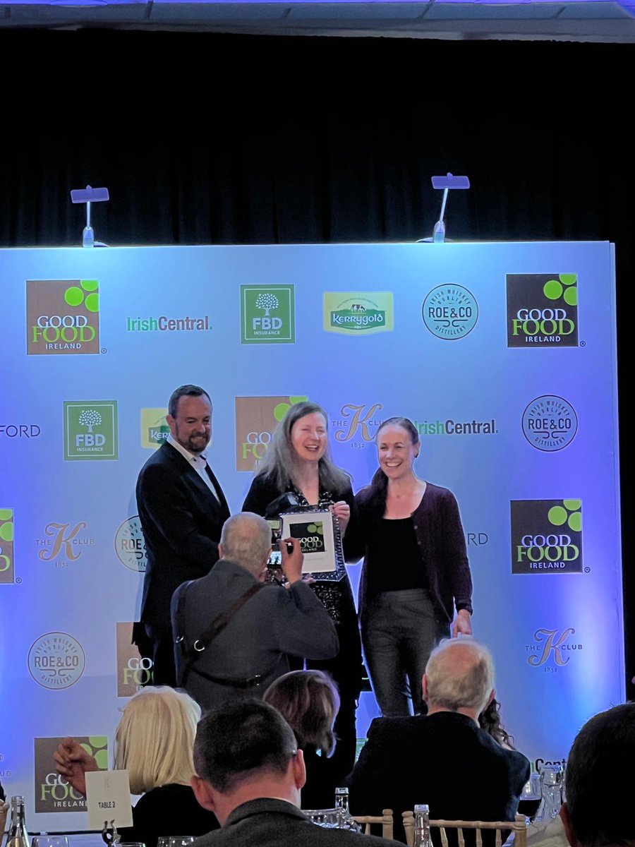We just won the Food Lovers Choice Award in the <a href="/HeartlandsIRL/">Ireland's Hidden Heartlands</a>  region at the <a href="/GoodFoodIreland/">Good Food Ireland®</a> Annual Awards ! We are so happy!!! <a href="/LEOCountyClare/">LEO Clare</a> <a href="/discoverlderg/">Discover Lough Derg</a> <a href="/visiteastclare/">Visit East Clare</a> <a href="/ClareTourism/">VisitClare</a> @clarevirtually <a href="/ClareFoodDrink/">Clare Food & Drink</a> #supportlocal #buyirish