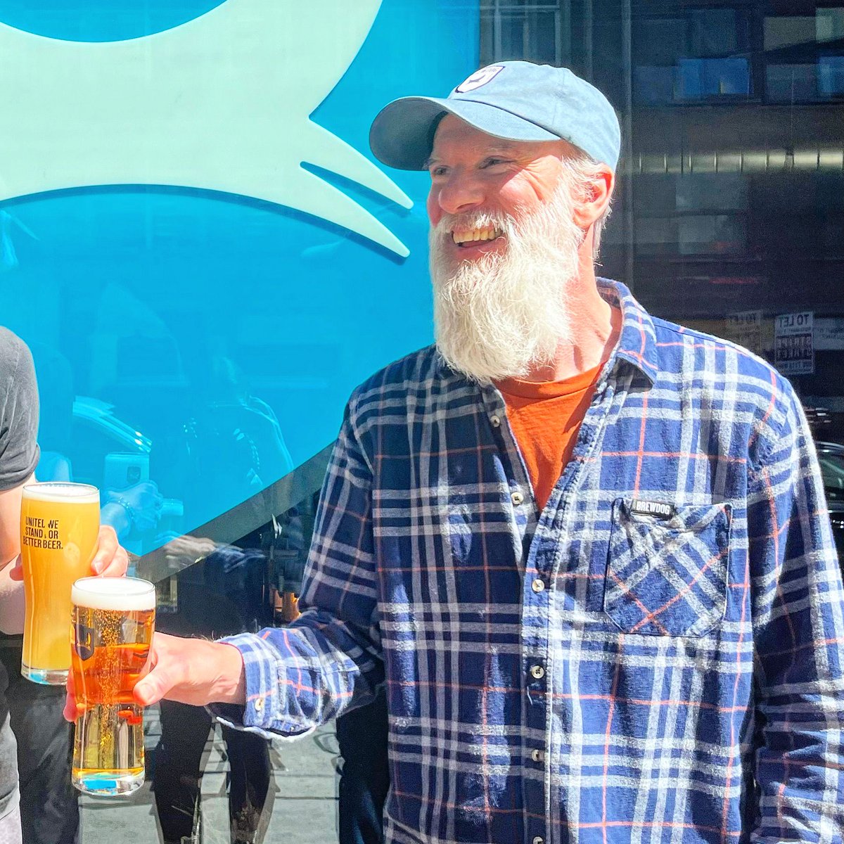 BrewDogTowerH's tweet photo. !Hasta luego! 👋  
Good luck to our man Fred who’s off on his sabbatical to do a long walk around Spain 🇪🇸

  After 5 years with us he truly deserves it, we’re all going to miss you,be sure to send a postcard 💙 https://t.co/KLN8687Pyy
