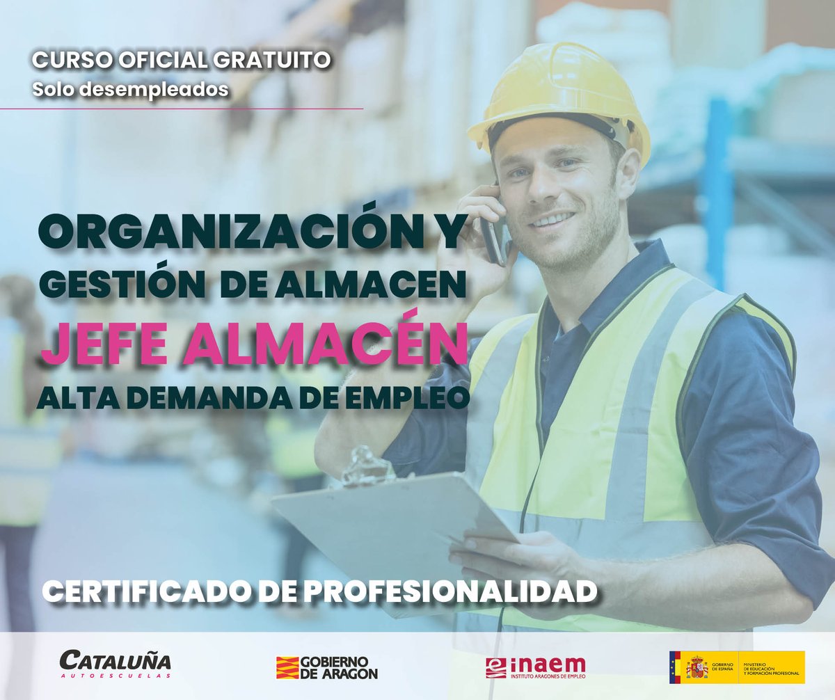 Zaragoza es una plataforma logística para grandes empresas como Amazon  o INDITEX y se necesitan trabajadores cualificados en almacenes y logística. 
Con una formación específica, encontrarás trabajo en cuanto acabes.

Solicita información de nuestro curso en Utebo.