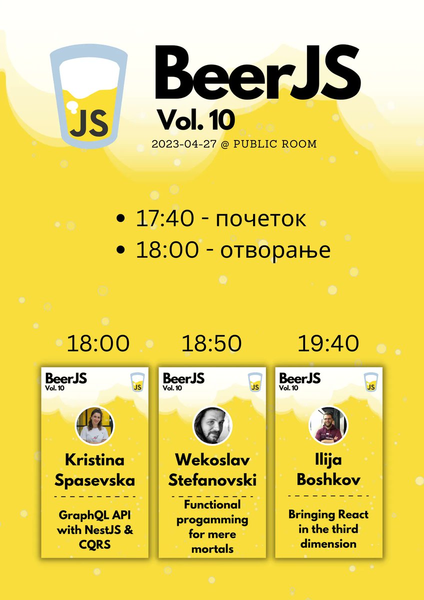 Beer.js Skopje tweet media