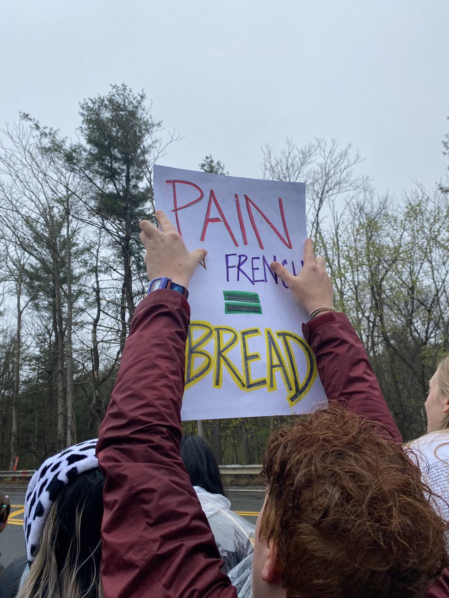 Some of my favorite signs so far at Kilometer 20.