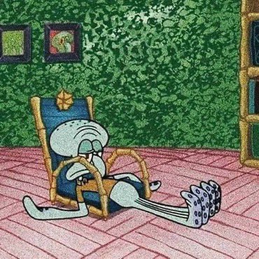 noahdonotcare's tweet photo. been feeling like squidward lately https://t.co/lokUvfzHUO