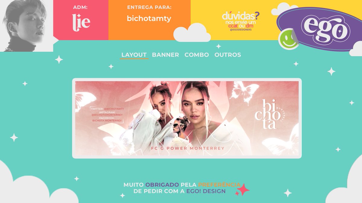 egodesigners's tweet photo. ENTREGA PARA: @bichotamty

Muito obrigada pela preferência e confiança! ✨

LIE ✦ Ego! Design, 2023. https://t.co/4eVMeq8lTq