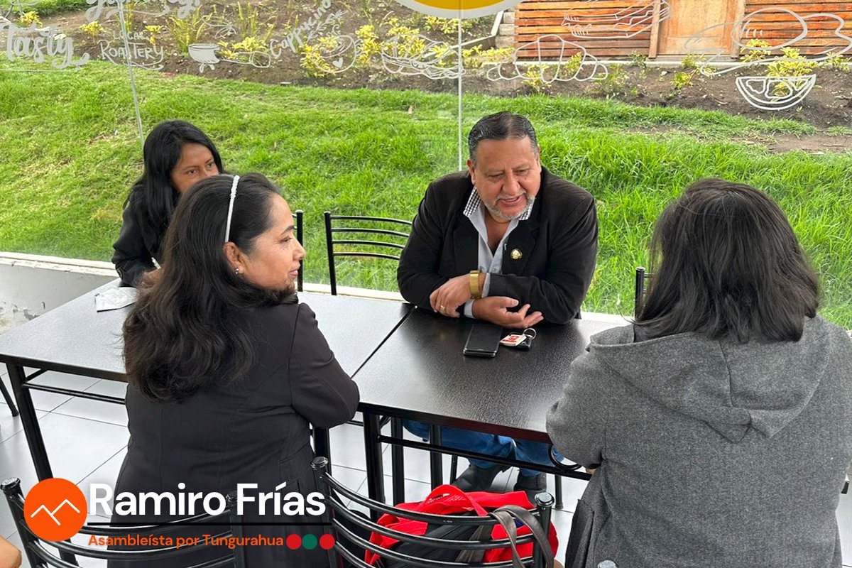 🟠 Hoy, mantuve una importante reunión con la Ing. Miryan Portero, Presidenta la Asociación de Servidores de la Universidad Técnica de Ambato, para abordar temas sobre la remuneración justa a sus colaboradores y demás temas relacionados a los derechos laborales en la Institución.
