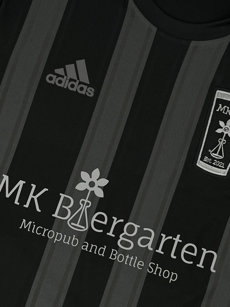 mdhteamwear's tweet image. What better way to come back on a Monday than getting to complete these new @adidasfootball blackout shirts for @MKBiergarten which have turned out even better than we imagined ⚽️