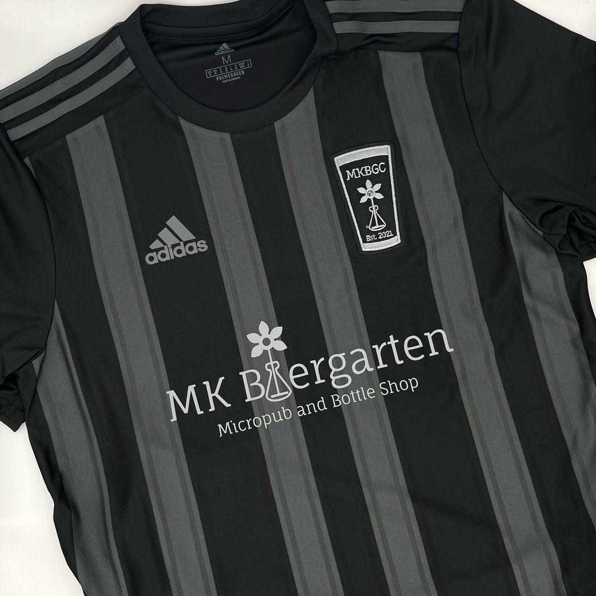 mdhteamwear's tweet image. What better way to come back on a Monday than getting to complete these new @adidasfootball blackout shirts for @MKBiergarten which have turned out even better than we imagined ⚽️