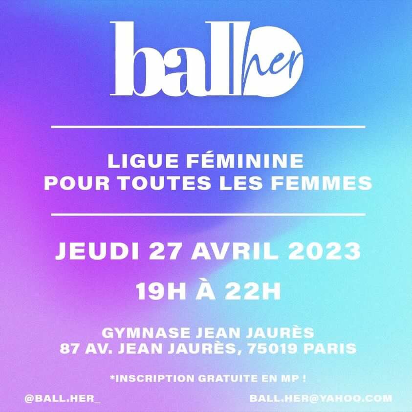 FrenchBarbz's tweet photo. BallHer Ligue Féminine de Basket 🏀 crée par un petit bout de Femme (ma sis) pour les Femme 💪👩🏿 👩🏻👩🏼👩🏽👩🏾 #Basket #ballher #paris https://t.co/3nDgctUvNy