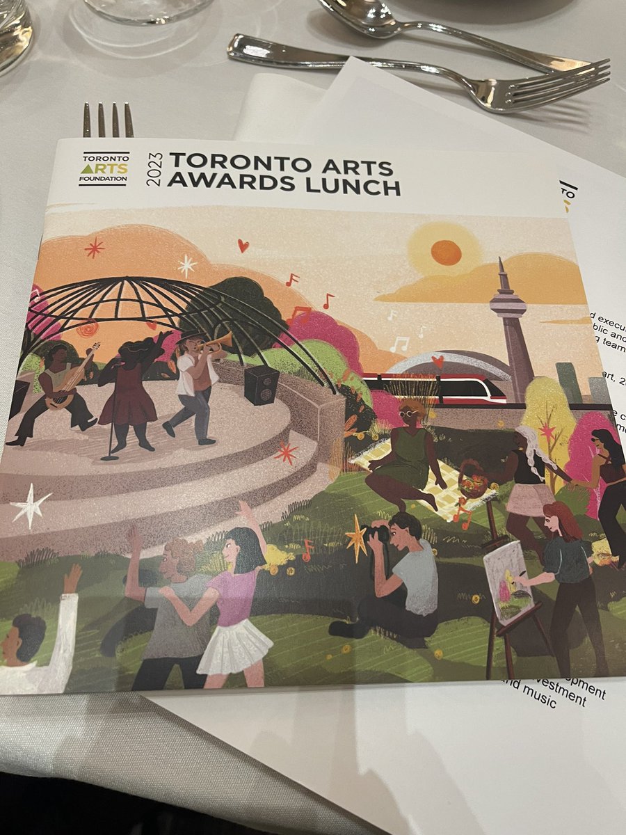 Happy to be the guest of #OntarioCreates at #TOArtsAwards
