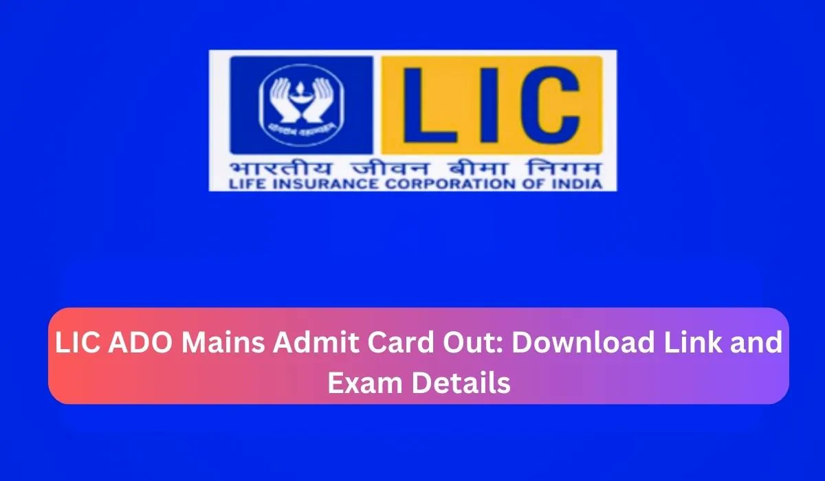 insightnew19's tweet photo. LIC ADO Mains Admit Card Out: Download Link and Exam Details

#licado #admitcard
https://t.co/xb9YNnzPOY https://t.co/dUJ57hYQaI
