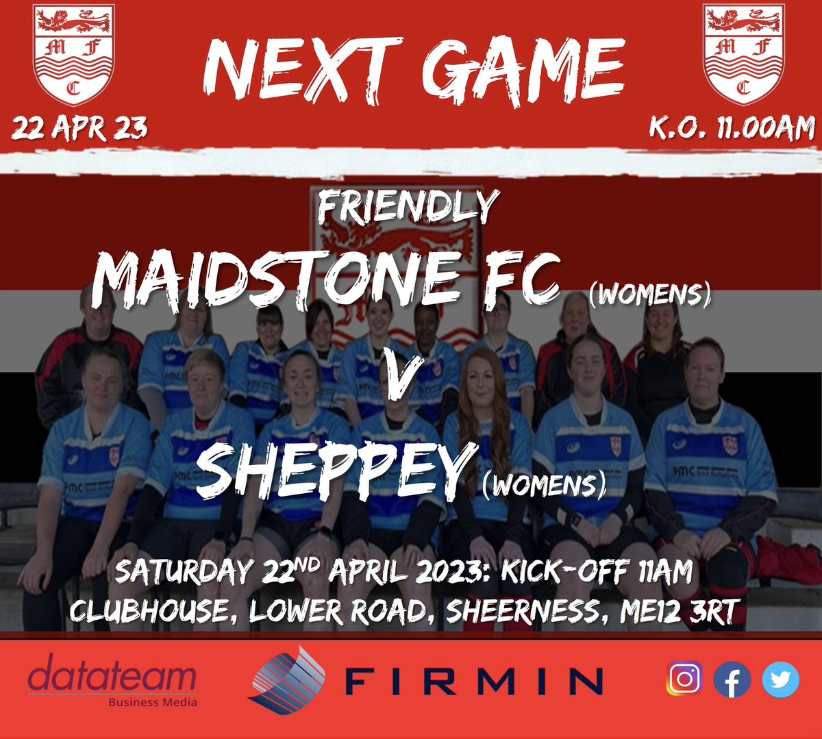 The Maidstone Women’s 1st XV step onto the field this Saturday away to Sheppey! 🔴⚫️⚪️💪🏻

Learn more on the progress here; maidstonerugby.com/mfcwomenheadto…

#onegreatclub #innerwarriors #womensrugby #kentrugby #maidstonebusiness 

<a href="/TrustFirmin/">Del Livery</a> <a href="/AlltaskLtd/">Alltask Ltd</a> <a href="/DatateamMedia/">Datateam Business Media Ltd</a> @KentVegBox