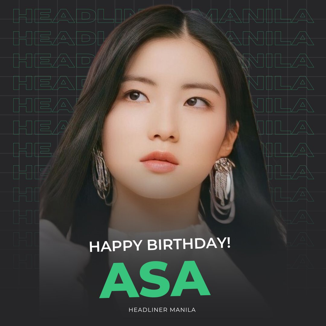 headlinermnl's tweet photo. Happy Birthday to BABYMONSTER's ASA!
#ACE_ASA_DAY
#생일축하해요_에이스_아사
#エイプリルプリンセスアサ https://t.co/hmtTNszoRr