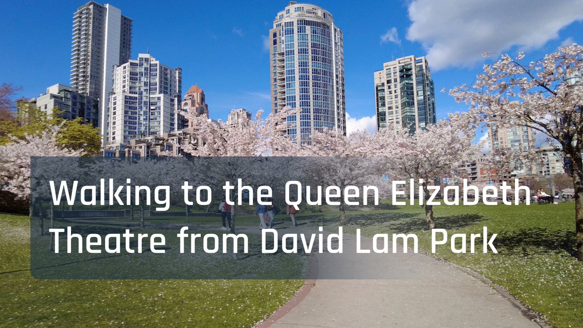 Wander through Vancouver's Yaletown and Downtown neighbourhoods in this week's walking video. Starting at David Lam Park and ending at the Queen Elizabeth Theatre: 📺 - youtu.be/00-pAf6ImCE. #YVR #vancouver #canada #youtube #walkingvideos #yaletown #downtownvancouver