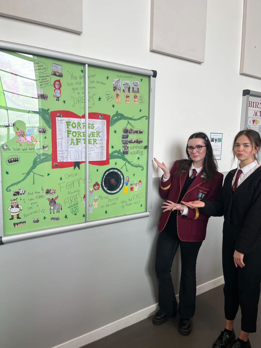 ForresHarrisAc's tweet photo. 1st place for our โForres Forever Afterโ board! Great effort from our House Captains, and well done to the other houses for all their hard work too๐
@TeamCawdor @BirnamHarrisAC @TeamKinloch @harrisacdundee
#Forresfirst #Forresforever https://t.co/Lm7iJOXGn7