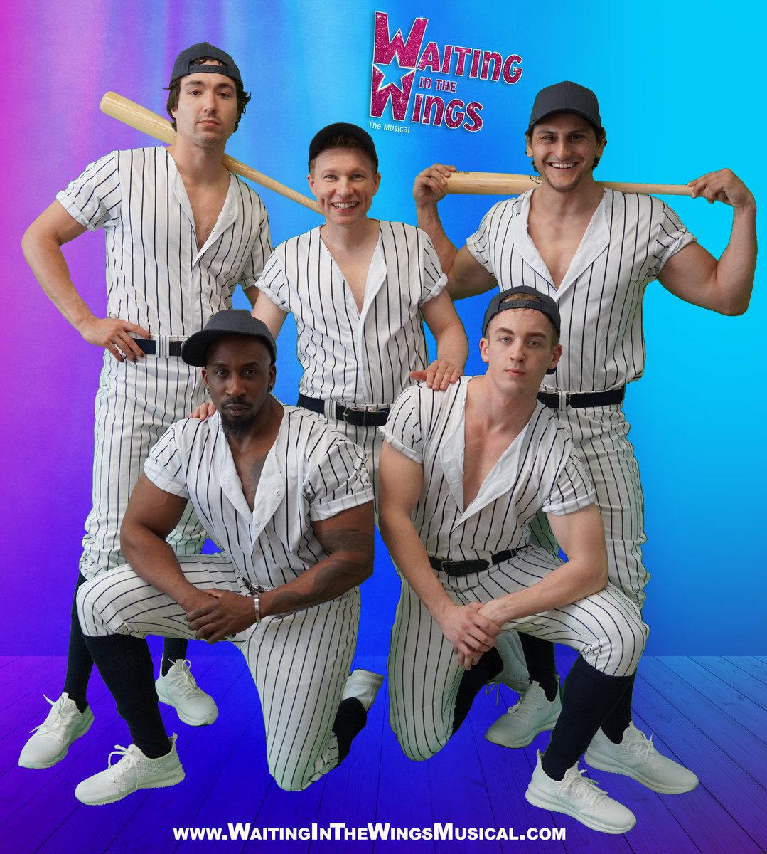 You don't want to miss this team!  
Get those bases loaded with the boys of the Off-Broadway production of Waiting In The Wings: The Musical now at waitinginthewingsmusical.com!!!
#baseball #musicaltheatre #offbroadway #malestrippers #lgbtq🌈 #nyc #nyctheatre