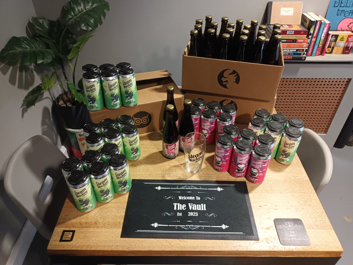 estonartscentre's tweet photo. We've got more stock! Anyone who missed out on the fab, session IPA from Steam Machine Brewing Co - Where the Little Ones Sing, grab from #thevaulteac to drink in or take away, Thu, Fri, Sat from 12 - 7. 🍻 #beerisart #eston #theartofbrewing https://t.co/Gg2ttu46ex