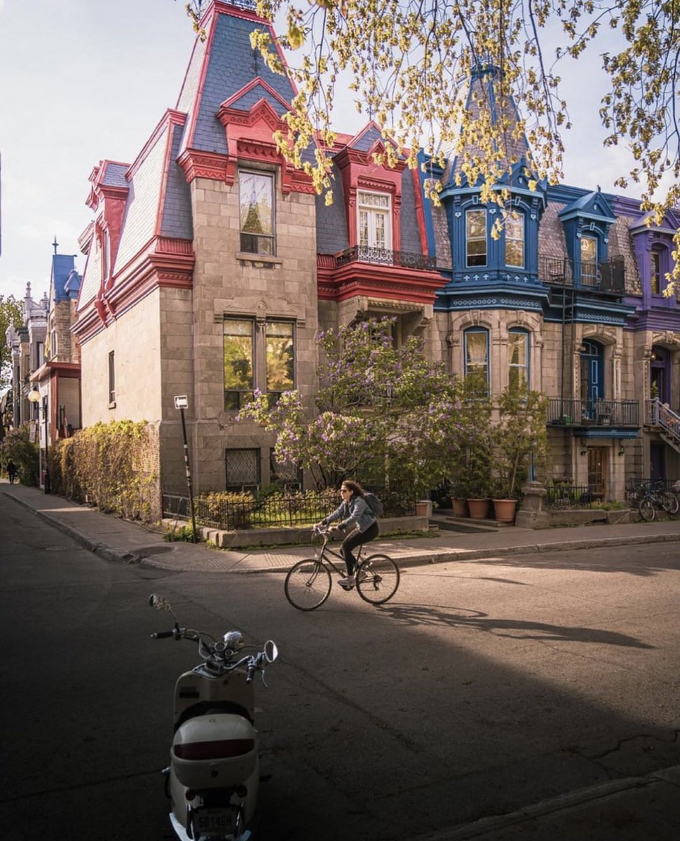 Montreal's tweet photo. Nowhere quite does picturesque bike rides quite like Montréal. 🚲 

📍 Square Saint-Louis

#montreal #MTLmoments
📷 @Eric_Branover https://t.co/oG6ruMGLi9