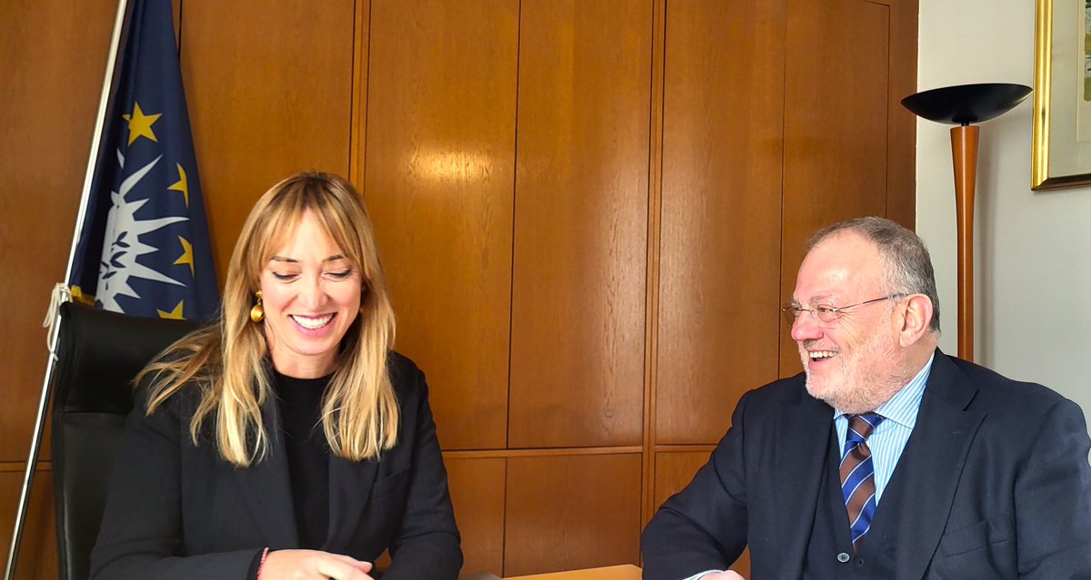FridaKrifca's tweet photo. In my new role as President of CIHEAM, we held the first working meeting with the General Secretary Mr Miano &amp; the team of the Secretariat in Paris. 

We planned our workload going forward &amp; reviewed CIHEAM strategic priorities in promoting sustainable agriculture &amp; food systems. https://t.co/wsIxaND7Fa