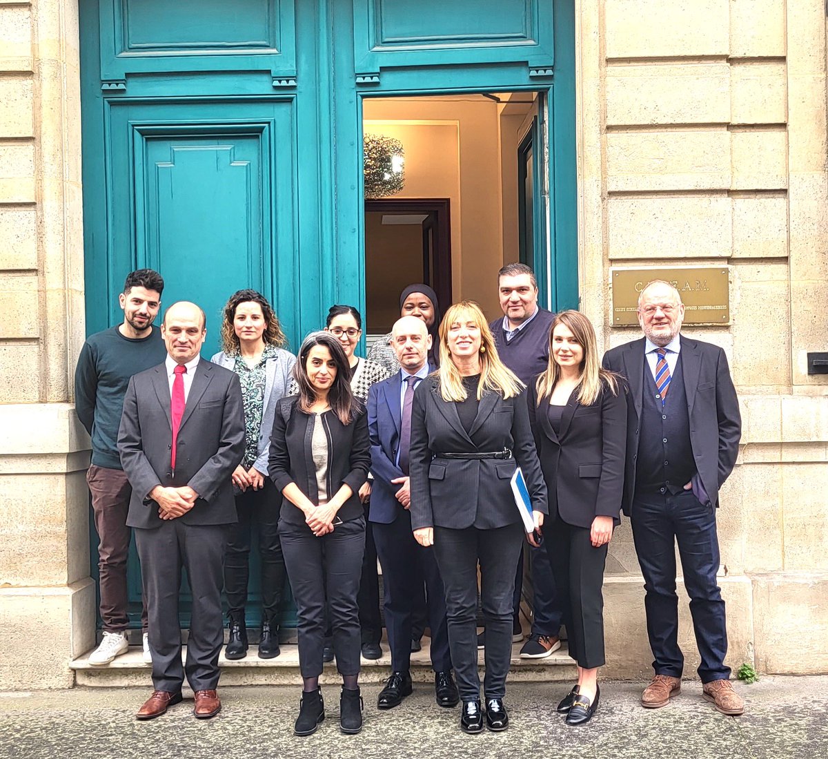 In my new role as President of CIHEAM, we held the first working meeting with the General Secretary Mr Miano &amp; the team of the Secretariat in Paris. 

We planned our workload going forward &amp; reviewed CIHEAM strategic priorities in promoting sustainable agriculture &amp; food systems.