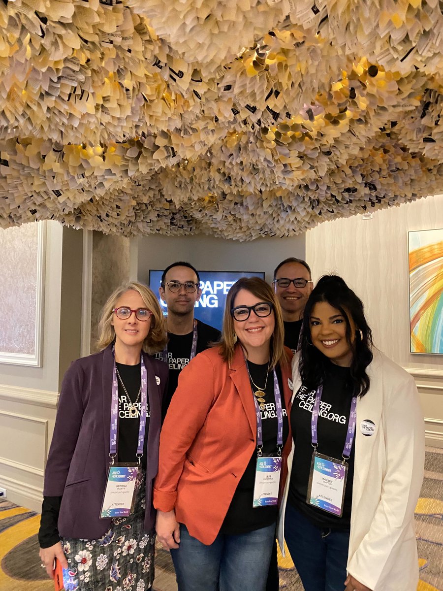 OpptyatWork's tweet photo. #TEARTHEPAPERCEILING is at #ASUGSVsummit!!
You won't want to miss this breathtaking manifestation of today's tragic hiring practices.
We'll be here to answer any questions or hear your thoughts about #ThePaperCeiling. Come say hi!
@asugsvsummit https://t.co/sSp9Ze6YXe