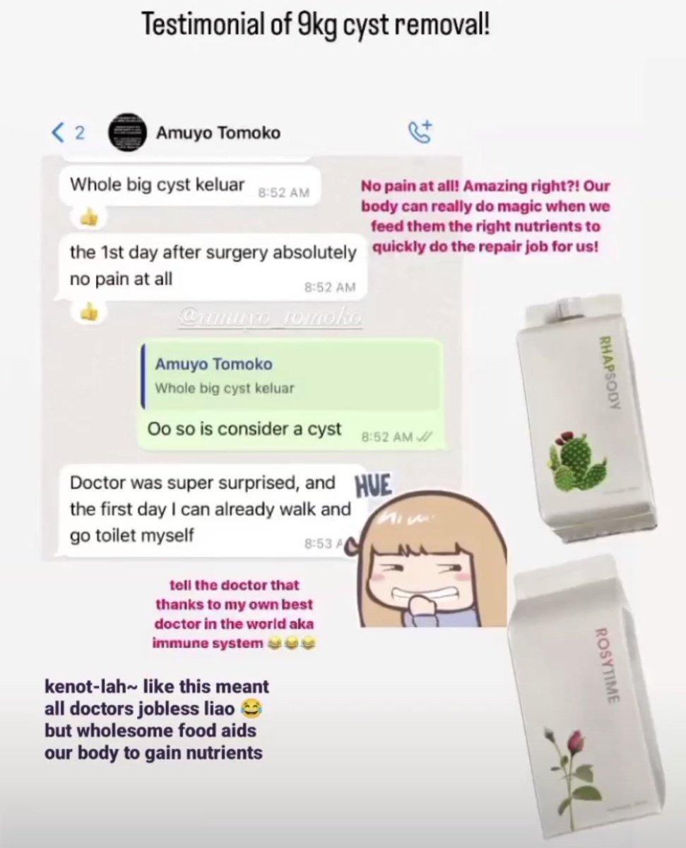 amuyo_tomoko's tweet photo. 📕 A true Story and Testimonial 📕 Major Surgery : Large 30 cm Ovarian Mass (9045 gram - Mucinous Cystadenoma) and Appendix

#AmuyoJournal #SMC10042023 #SunwayMedicalCentre #DrThanges #OvarianMass #NI #NutritionalImmunology #eLead https://t.co/7HWMEsCMAm