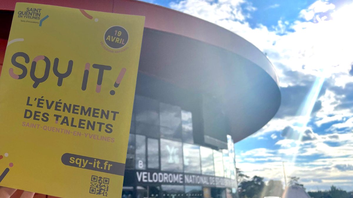 sqy's tweet photo. Le 𝗦𝗤𝗬 𝗜𝗧❕La journée des 𝙏𝙖𝙡𝙚𝙣𝙩𝙨 : J-2️⃣ 🤩
Un #jobdating, des stands démo d'entreprises, un espace #JOP 2024, des #conférences &amp; #pitchs...
Découvrez le 𝗽𝗿𝗼𝗴𝗿𝗮𝗺𝗺𝗲 de la journée 👉 https://t.co/QQ4l7C2Gkh
Ne manquez pas cet événement incontournable ! https://t.co/Kadv7IbHgB