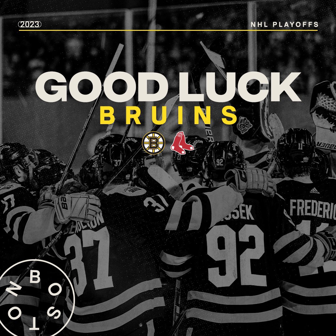 Let’s go, <a href="/NHLBruins/">Boston Bruins</a>! Go get that Cup!