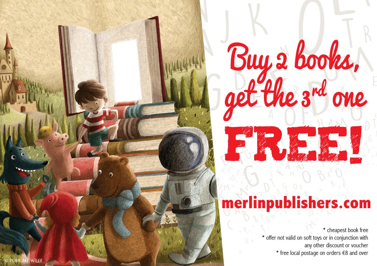 merlinkotba's tweet image. World Book Day is almost here and it’s the PERFECT excuse to stock up. To make your book-shopping sweeter, we’ve thrown in our beloved ⭐️ 3-for-2 ⭐️ offer.
HURRY! Pick your favourite Merlin books from 👉 merlinpublishers.com 
#3for2 #WorldBookDay #reading