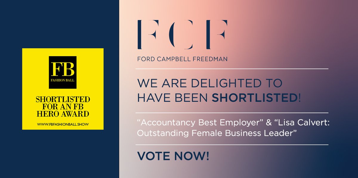Vote for us as Employer of the Year and Female Business Leader at the Fashion Ball awards and let's show everyone how to lead with style, grace, and killer business skills! fbfashionball.show/vote/ #BossLadiesUnite  #EmployerOfTheYear #FemaleBusinessLeader #Accountants #FB23