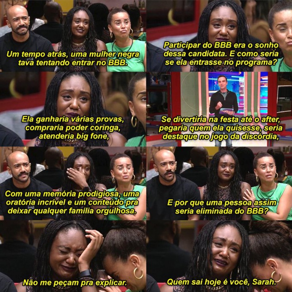 Dantinhas's tweet photo. “E por que uma pessoa assim seria eliminada do BBB? Não me peçam pra explicar” #BBB23 https://t.co/PzeAU9PKfU