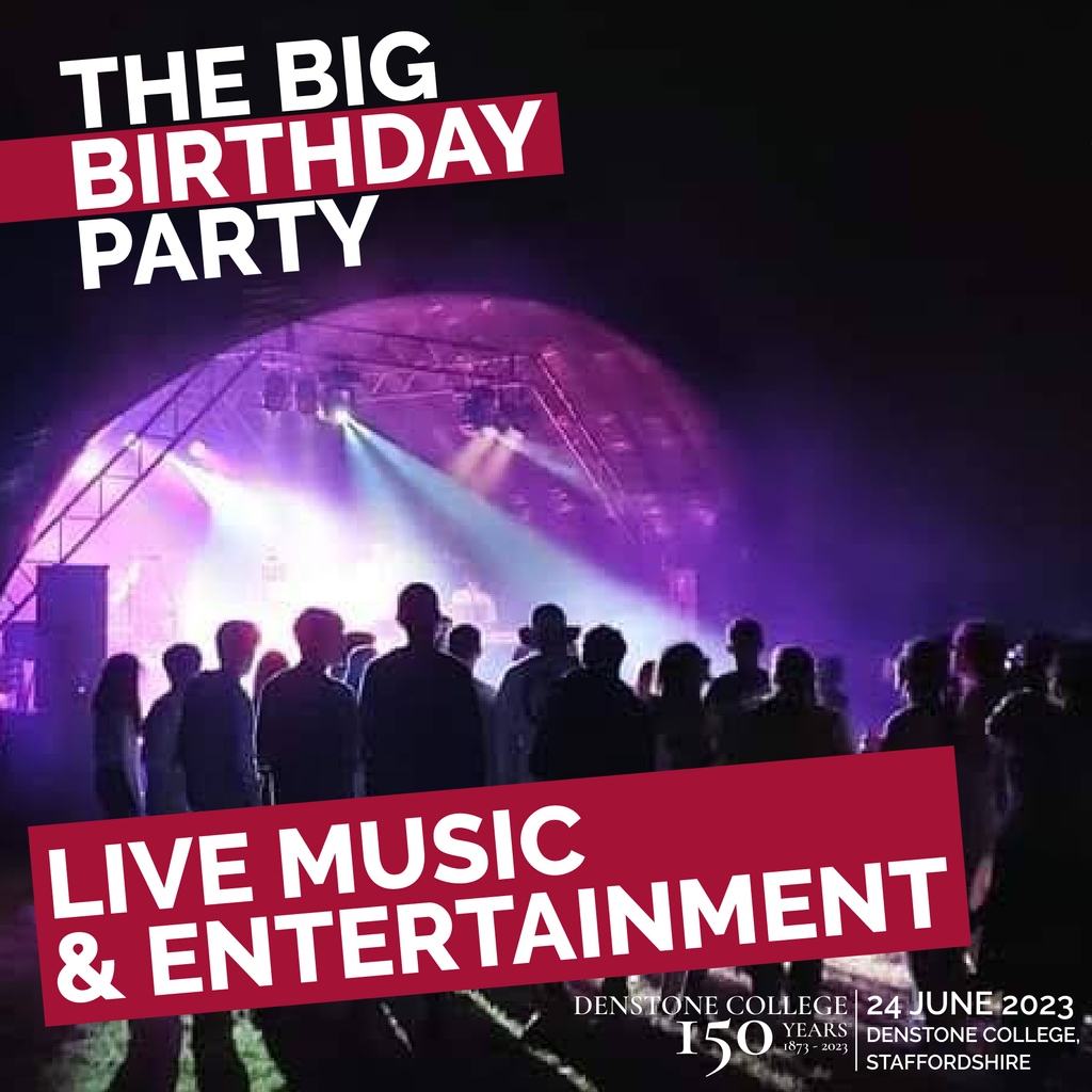 DenstoneCollege's tweet image. Come and join us at the festival stage on the 24th June. Hear from our talented pupils, staff and some of our Old Denstonians, in addition to a band joining us later in the day. It’s quite the line up! #TheBigBirthdayParty #ItStartsHere #Festivalstage #Bands #Music #Musicians