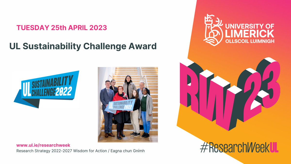 UL Research (@ul_research) on Twitter photo #ULSustainabilityChallenge comes to an exciting climax with the winners announced. Sustainability & Research - two things that go together
📅 Tue 25 April
🕐 13.00
📍 Analog Devices Building
Register for FREE: ow.ly/pkzM50NKoHi
#ResearchImpact <a href="/BernalNews/">Bernal Institute</a> #StayCurious #ULSustainabilityChallenge comes to an exciting climax with the winners announced. Sustainability & Research - two things that go together
📅 Tue 25 April
🕐 13.00
📍 Analog Devices Building
Register for FREE: ow.ly/pkzM50NKoHi
#ResearchImpact <a href="/BernalNews/">Bernal Institute</a> #StayCurious