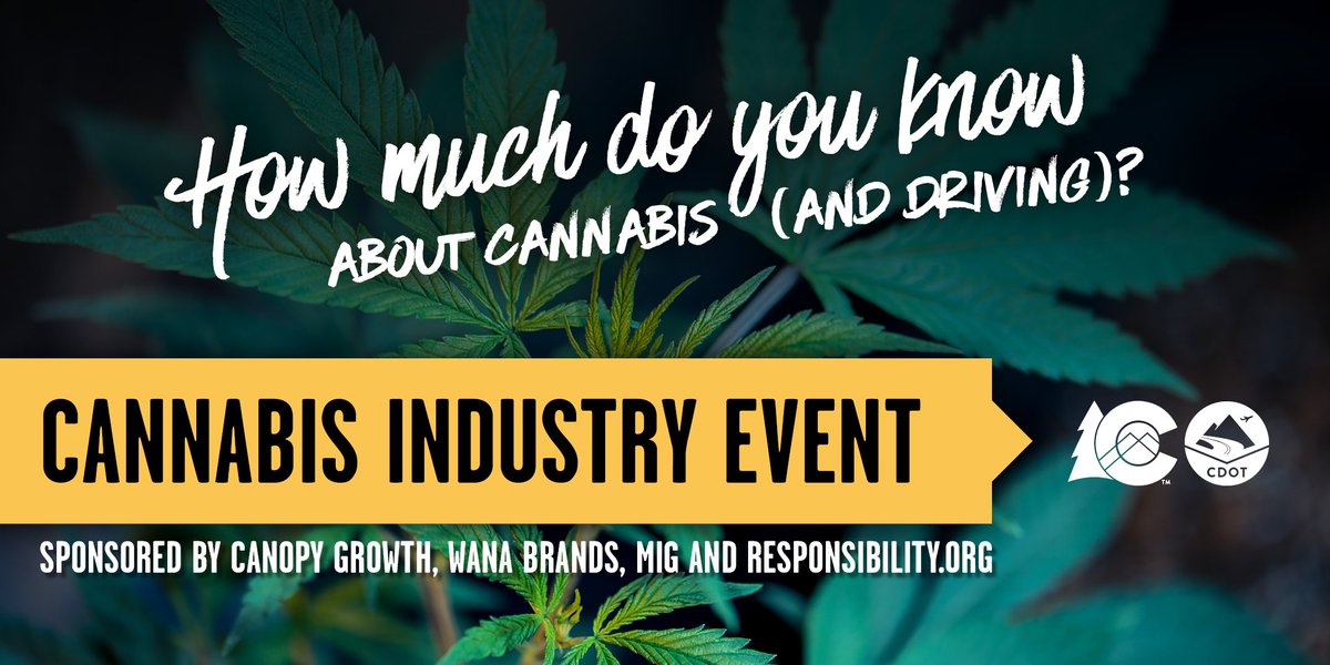 MJIndGroup's tweet photo. On 4/19, CDOT will be hosting an event just for cannabis industry employees. Want to join us? 

Learn more and register here: https://t.co/VFb28EmzRW
#cocannabis #copolitics #marijuanaindustry https://t.co/02ODj0PNFs