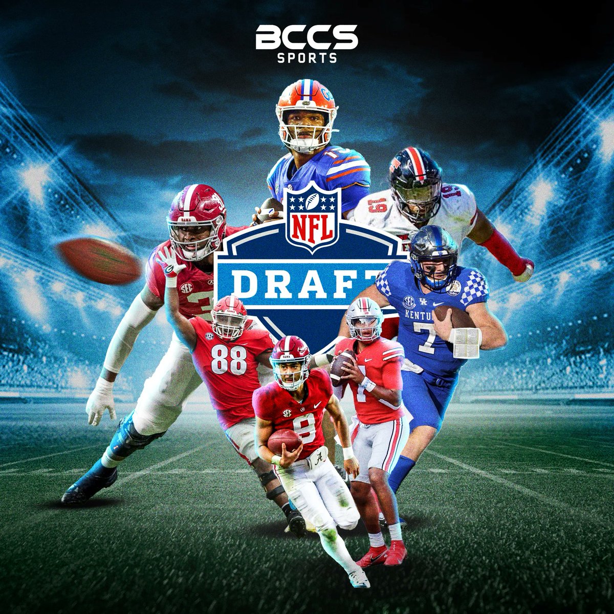 bccssports's tweet photo. The NFL Draft is less than 2 weeks away and the mock drafts and rumors are flying left and right. Who is your favorite team and who would you like them to draft with their 1st round pick or trade up or out of their pick? #nfl #nfldraft #nflbetting #nflespn #bleav #audcay https://t.co/hBddIBVEqR