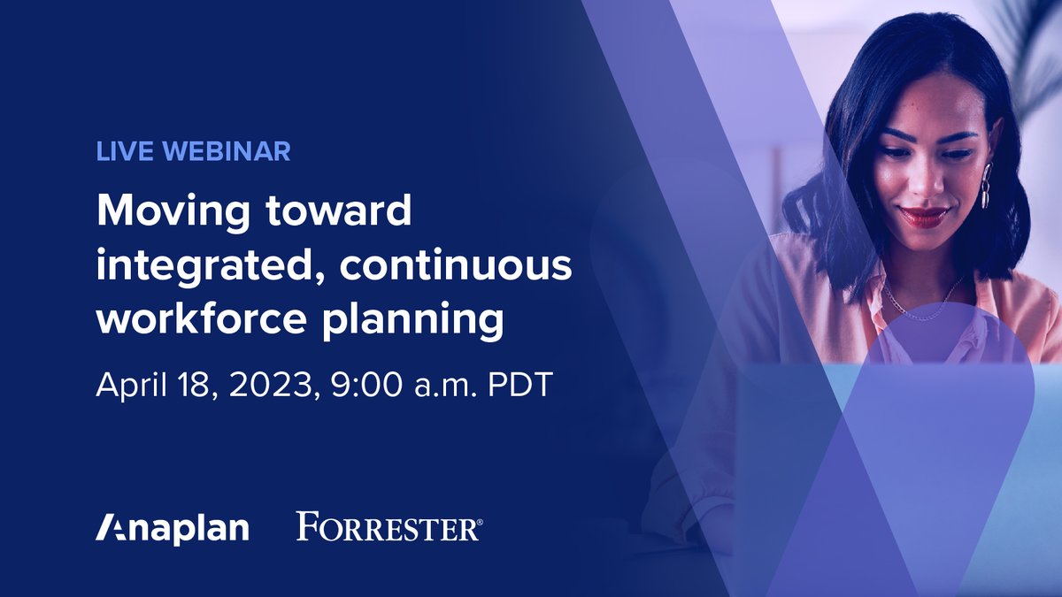 Do you have the right strategies and systems in place to help you mitigate #workforce risks? As a leader in your organization, the agility to quickly respond to shifting market and competitive conditions is critical. Join @forrester and Anaplan tomorrow. apln.co/ykgnar