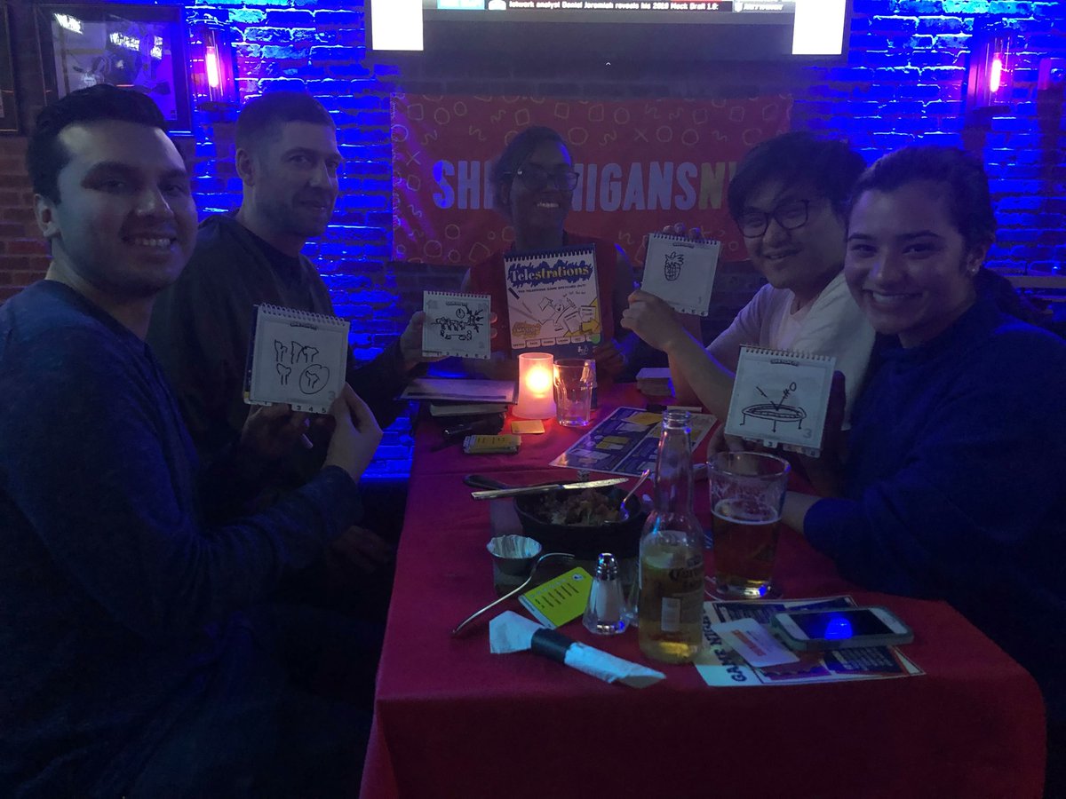 ShenanigansNY_'s tweet photo. Last call! 📣 Tonight is our weekly board game event night @TheChelseaBell! If you haven't, head over to our site: https://t.co/cwrXamupPC to RSVP! We're looking forward to seeing everyone tonight! 🤗
#ThingsToDoInManhattan #BudsAndBoardGames #BoardGames https://t.co/Vd06F0hfuN