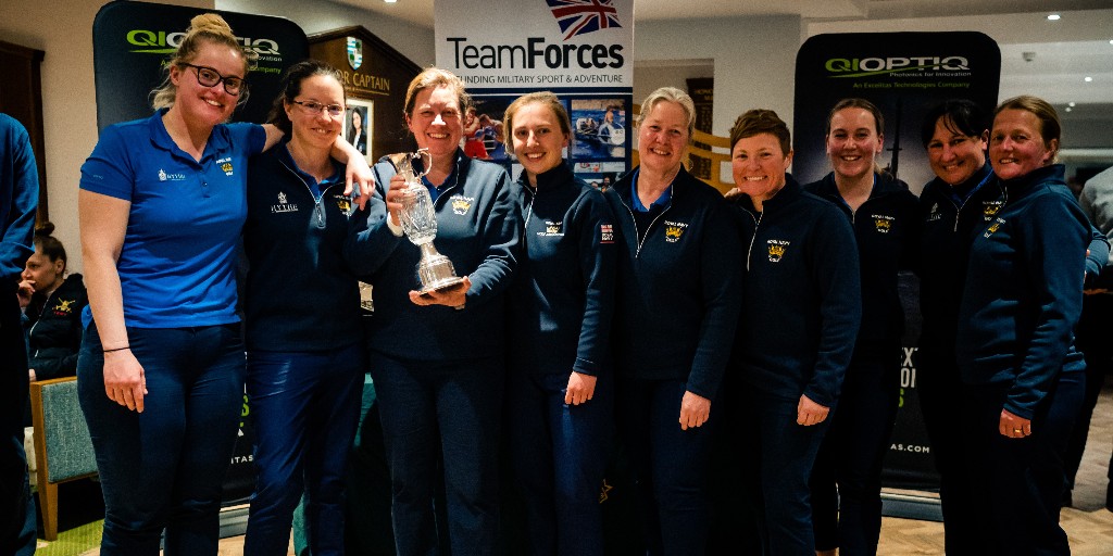 The <a href="/RoyalNavy/">Royal Navy</a> Golfers have made their mark in the history books with a double win!

Both the men's and women's teams won the Inter-Service championships this month on the same course, at the same time, for the first time in <a href="/RoyalNavy/">Royal Navy</a> history.

🔗 ow.ly/p7QC50NKMml