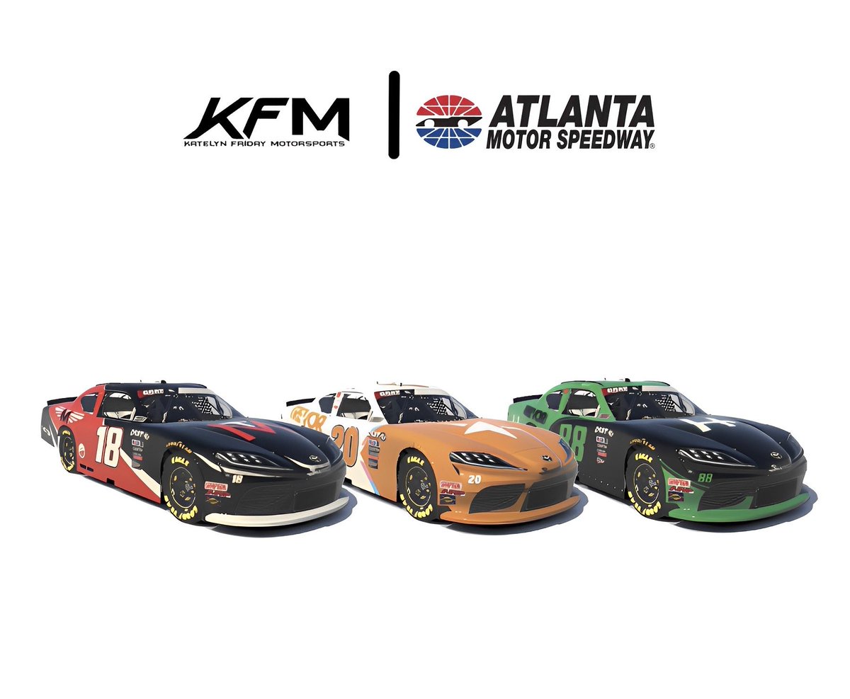 theKFMTeam's tweet photo. Atlanta Paint Preview 🎨

Another week, another dose of our fresh paints. 

#GOATRacing | #ATLMotorSpeedway https://t.co/LyKOEetVNN